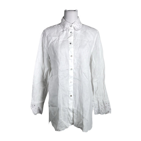 Unisex Massimo Dutti - Collared shirt, size 40 - White ()