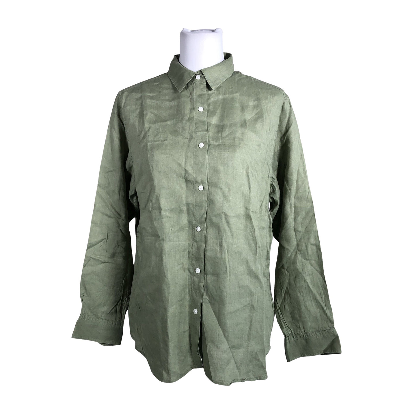 Unisex Uniqlo - Collared shirt, size 40 - Green (1)