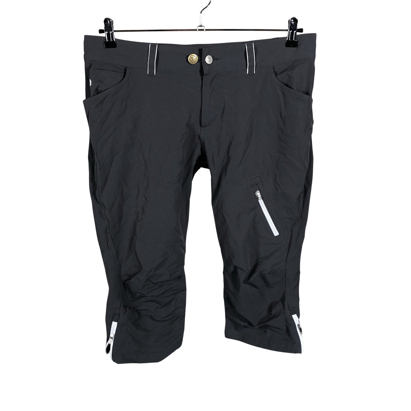 Unisex Peak Performance - Sports capri pants, size L - Gray (1)