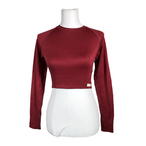 Unisex Björn Borg - Sports shirt, long sleeve, size 36 - Wine red (1)