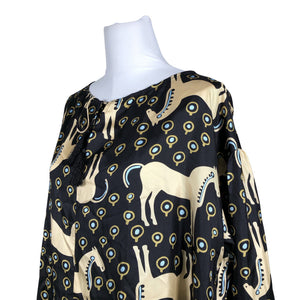 Unisex Marimekko - Schiffon dress, size 36 - Black (2)