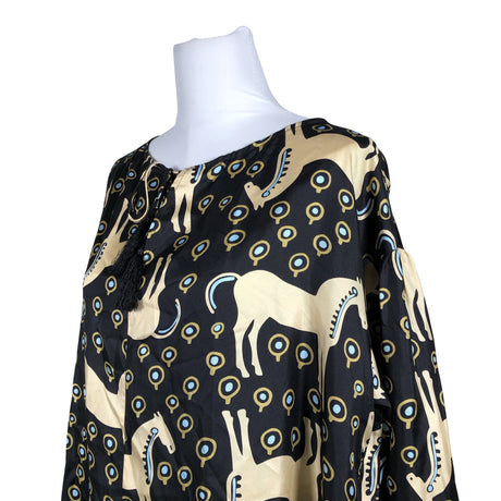 Unisex Marimekko - Schiffon dress, size 36 - Black (2)