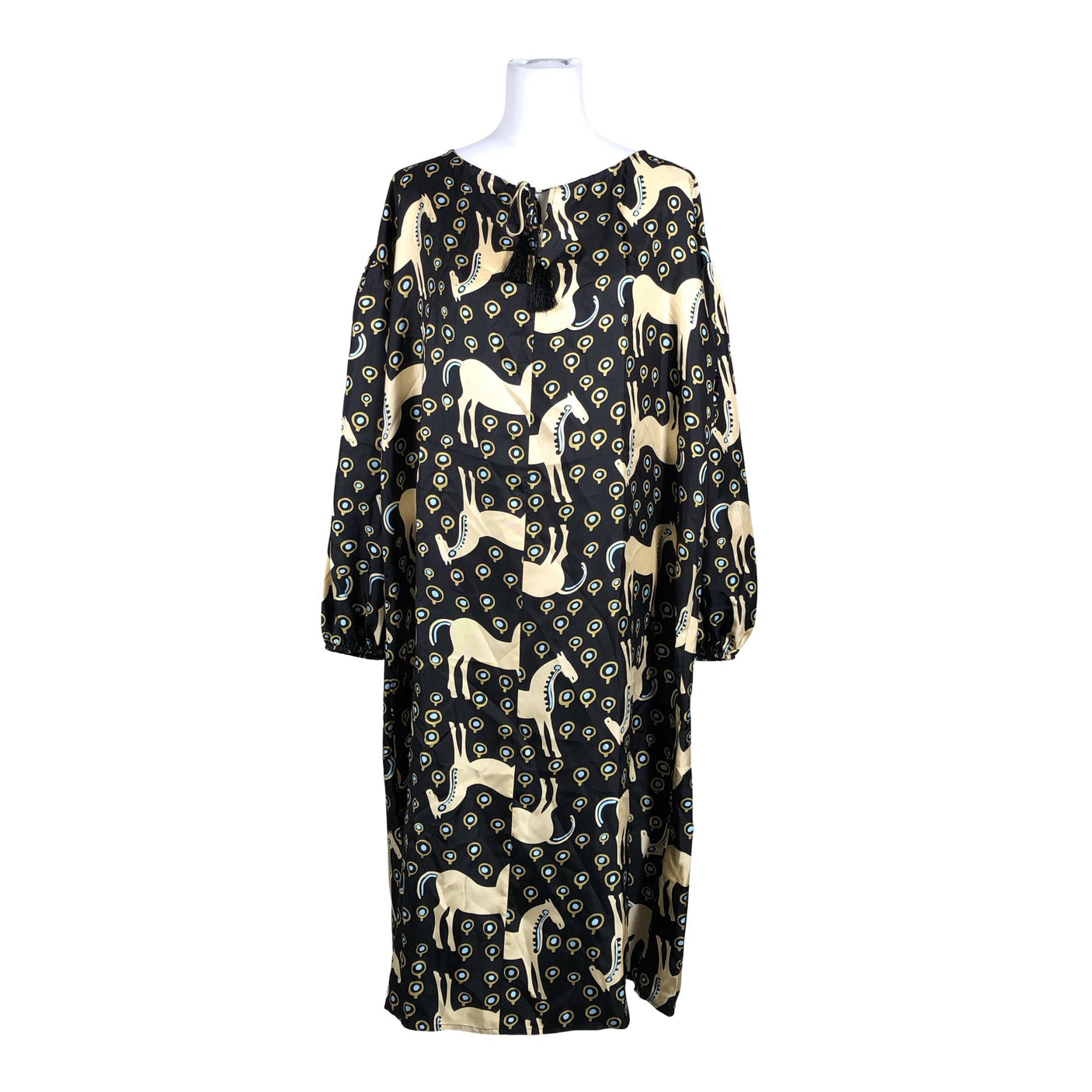 Unisex Marimekko - Schiffon dress, size 36 - Black (1)