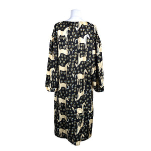 Unisex Marimekko - Schiffon dress, size 36 - Black (3)
