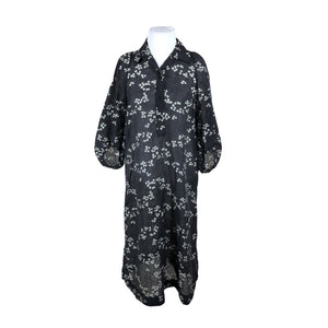Unisex Second Female - Schiffon dress, size 42 - Black (1)