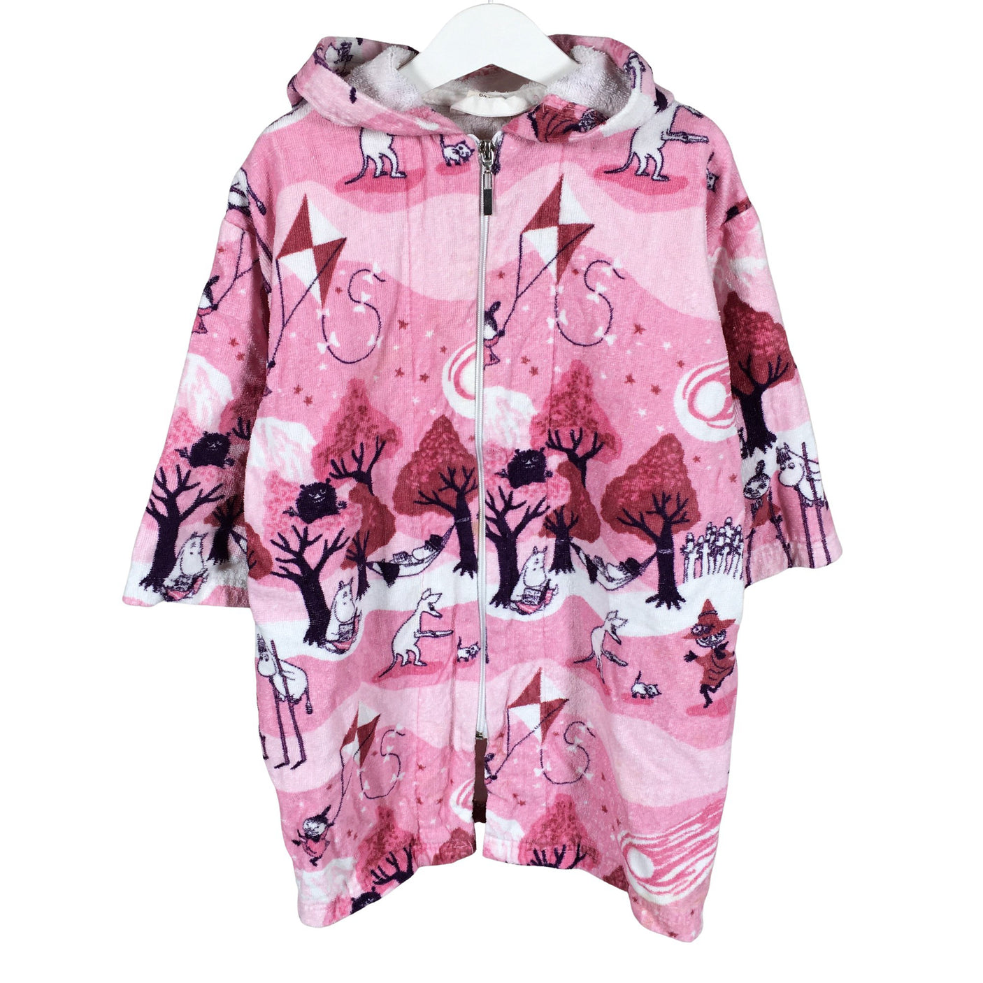 Unisex Moomin by Martinex - Bathrobe, size 98 - 104 - Light pink (1)