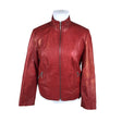 Unisex Gerry Weber - Leather jacket, size 42 - Red ()