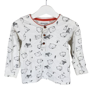Unisex Orchestra - Tricot shirt, size 86 - 92 - White (1)