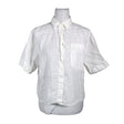 Unisex Tommy Hilfiger - Short-sleeved blouse, size 38 - White ()