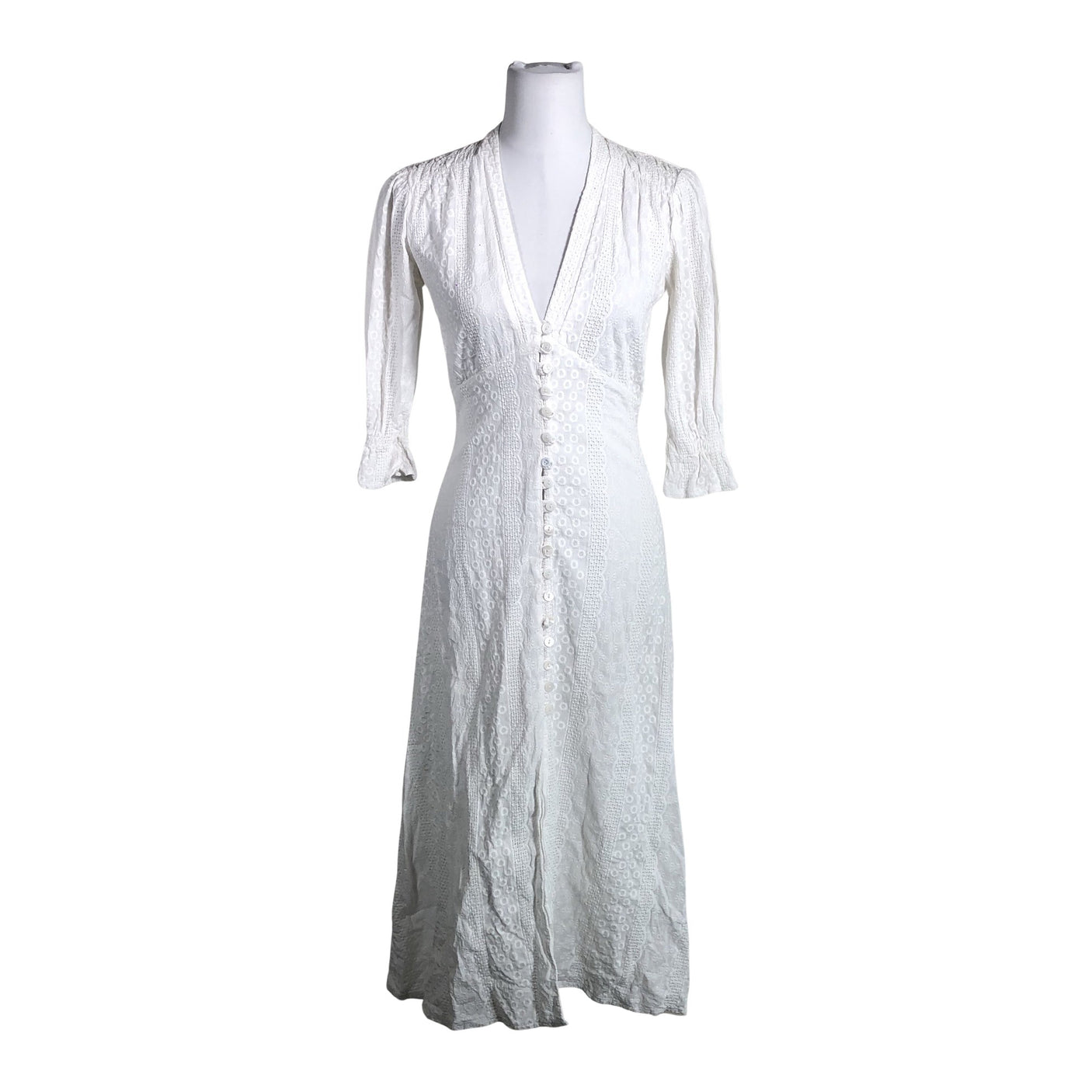 Unisex Bypias - Dress, size 36 - White (1)