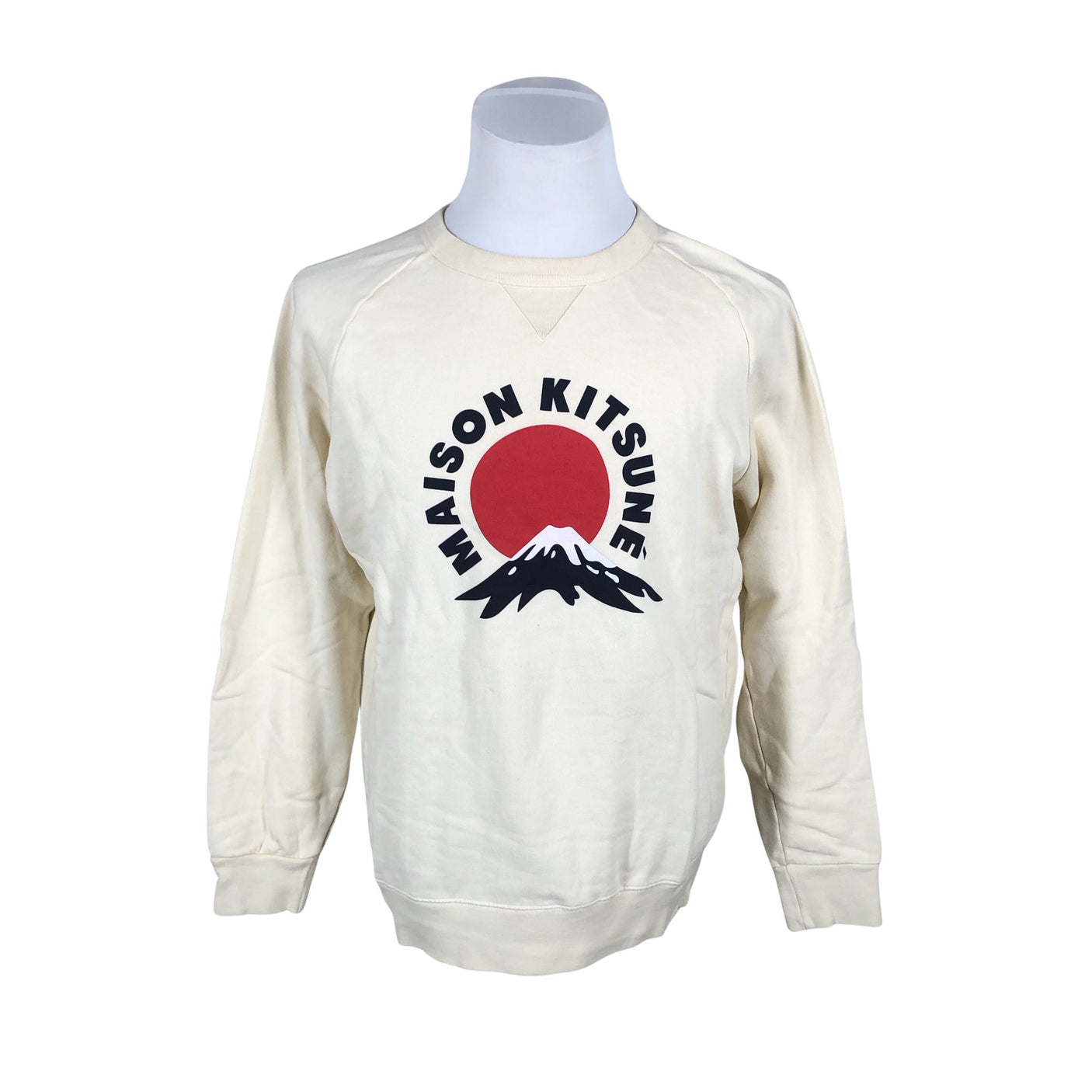 Unisex Maison Kitsuné - Sweatshirt, size L - Beige (1)