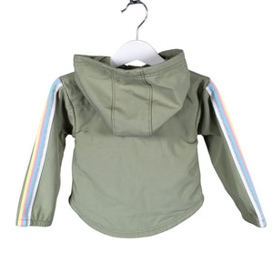 Unisex POMPdeLUX - Soft shell jacket, size 80 - 86 - Green (2)
