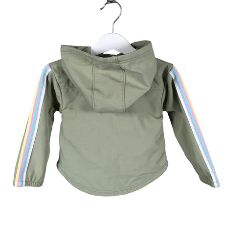 Unisex POMPdeLUX - Soft shell jacket, size 80 - 86 - Green (2)