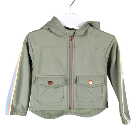 Unisex POMPdeLUX - Soft shell jacket, size 80 - 86 - Green ()