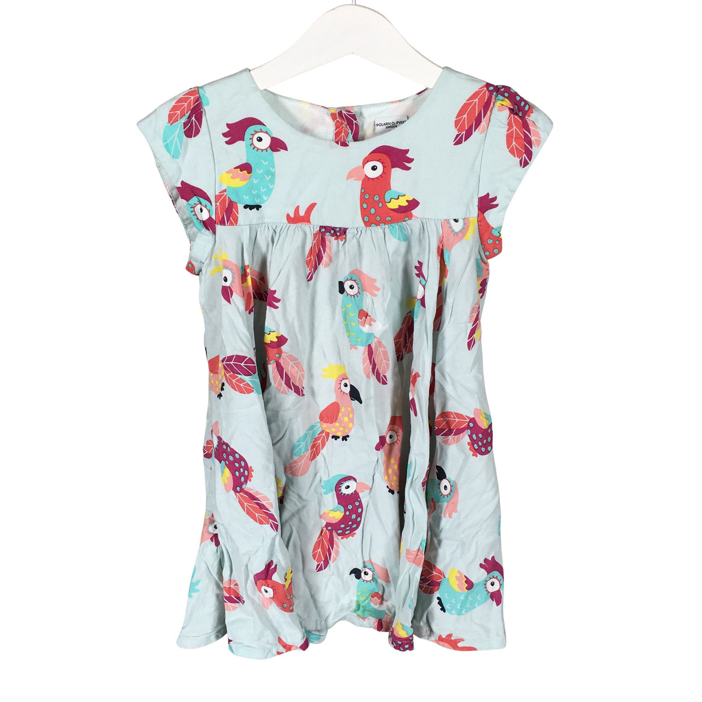 Unisex Polarn O. Pyret - Dress, size 86 - 92 - Turquoise (1)