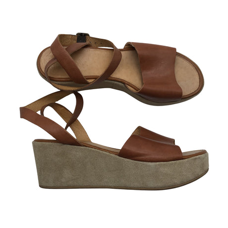 Unisex Henri Lloyd - Wedge sandals, size 38 - Brown ()