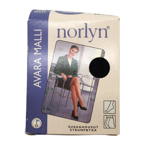 Unisex Norlyn - Stockings, thin, size 38 - Black (1)