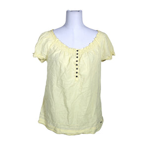 Unisex Tommy Hilfiger - Short-sleeved blouse, size 38 - Yellow (1)