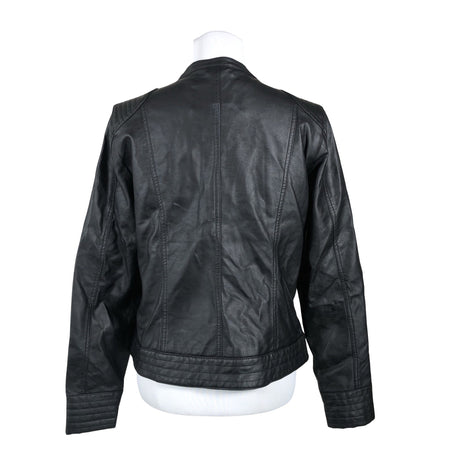 Unisex b.Young - Leather jacket, size 40 - Black (2)