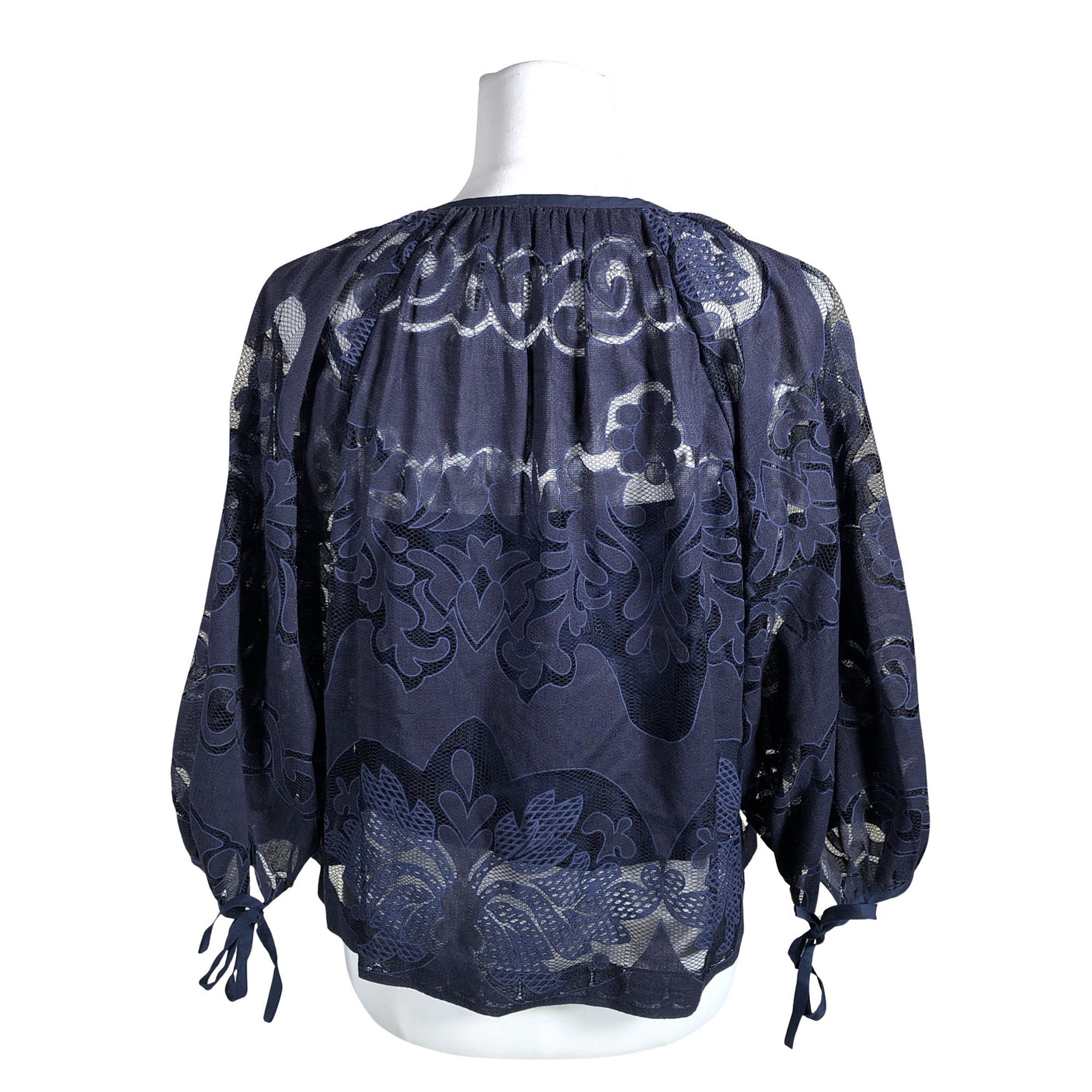 Unisex Ted Baker - Short-sleeved blouse, size 38 - Blue (2)