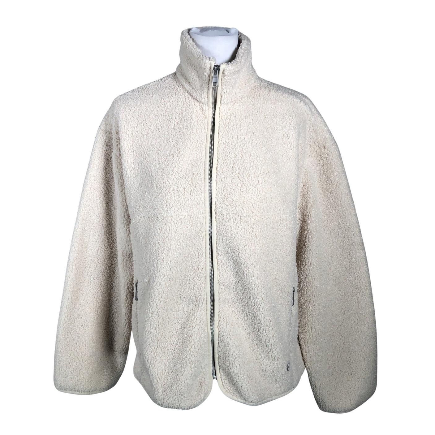 Unisex MSCH Copenhagen - Fleece jacket, size 38 - Natural white (1)