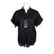 Unisex Sand - Short-sleeved blouse, size 34 - Black ()