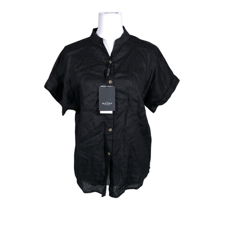 Unisex Sand - Short-sleeved blouse, size 34 - Black ()