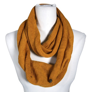 Unisex Mariedal Design - Circle scarf, size Midi - Orange (1)