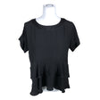 Unisex Ritva Falla - Short-sleeved blouse, size 38 - Black ()
