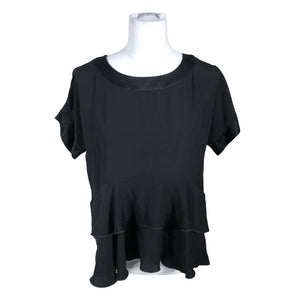 Unisex Ritva Falla - Short-sleeved blouse, size 38 - Black (1)
