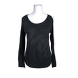 Unisex Casall - Sports shirt, long sleeve, size 40 - Black ()