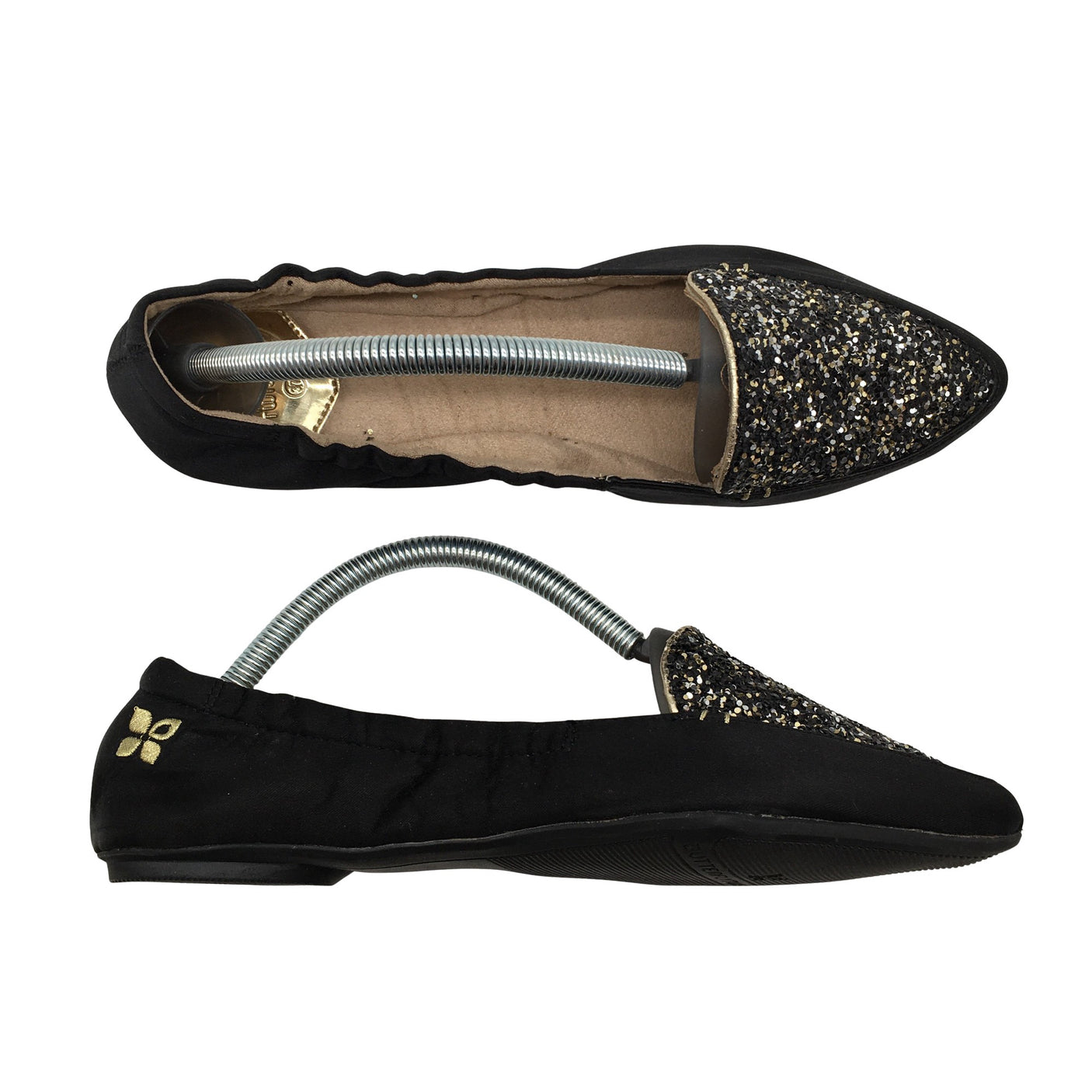 Unisex Butterfly Twists - Ballerinas, size 37 - Black (1)