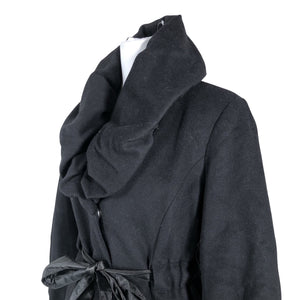 Unisex Sand - Wool coat, size 36 - Black (2)