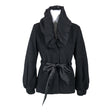 Unisex Sand - Wool coat, size 36 - Black ()