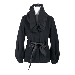 Unisex Sand - Wool coat, size 36 - Black (1)