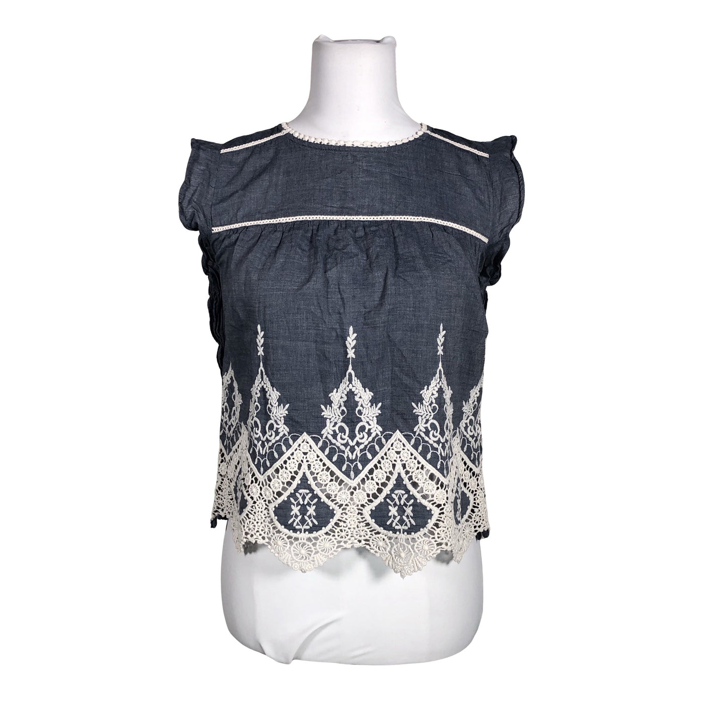 Unisex Abercrombie&Fitch - Top, size 34 - Blue (1)
