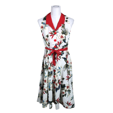 Unisex Rock'n Romance - Schiffon dress, size 36 - White ()