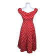 Unisex Collectif - Dress, size 34 - Red ()