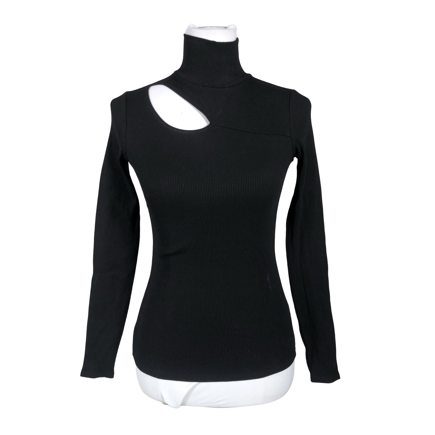 Unisex Massimo Dutti - Tricot shirt, size 34 - Black (1)