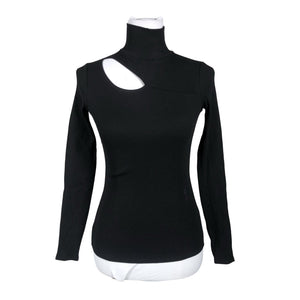 Unisex Massimo Dutti - Tricot shirt, size 34 - Black (1)