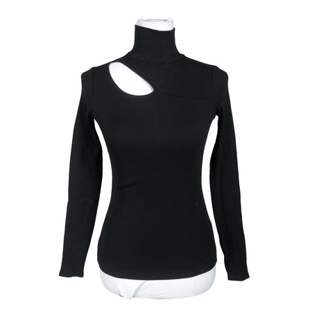 Unisex Massimo Dutti - Tricot shirt, size 34 - Black ()
