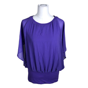 Unisex Soyaconcept - Short-sleeved blouse, size 40 - Violet (1)