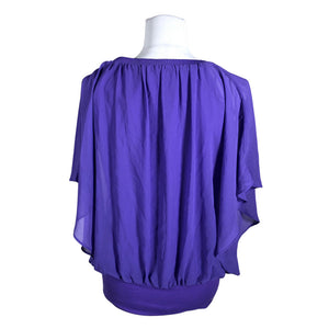 Unisex Soyaconcept - Short-sleeved blouse, size 40 - Violet (2)