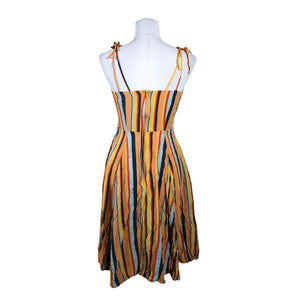 Unisex Collectif - Schiffon dress, size 34 - Yellow (2)