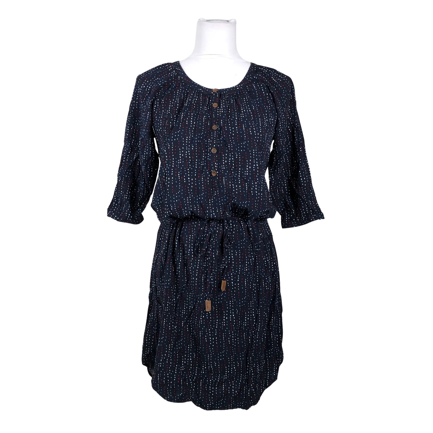 Unisex Naketano - Schiffon dress, size 38 - Blue (1)