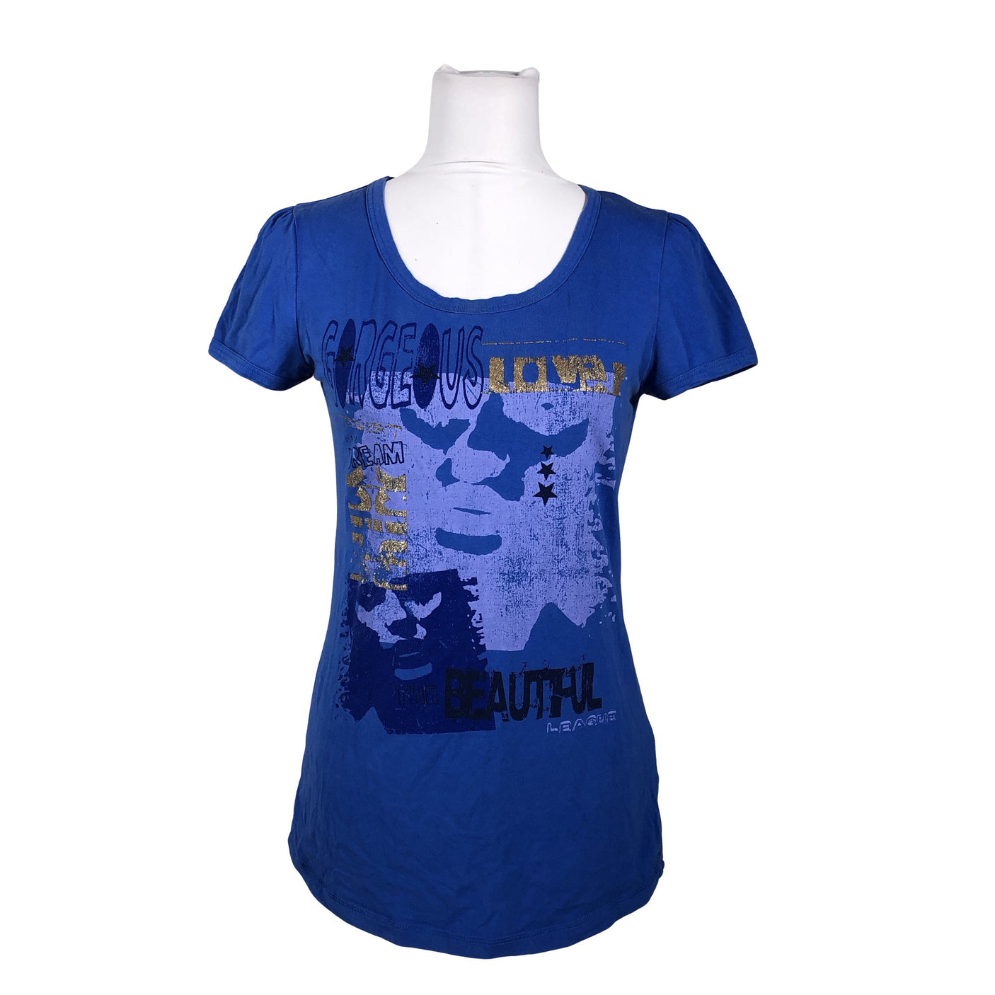 Unisex Mama Licious - T-shirt, size 38 - Blue (1)