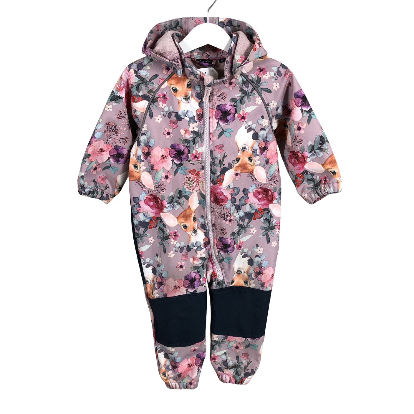 Unisex Name It - Soft shell jumpsuit, size 74 - 80 - Light pink (1)