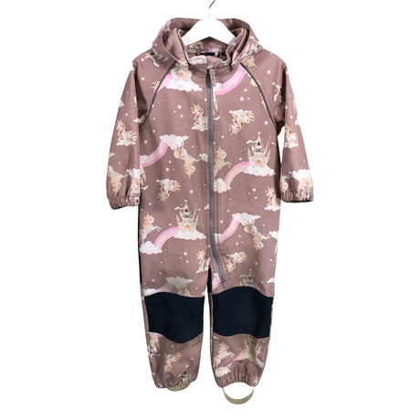 Unisex Name It - Soft shell jumpsuit, size 86 - 92 - Light pink ()