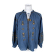 Unisex Maison Hotel - Blouse, size 36 - Blue ()
