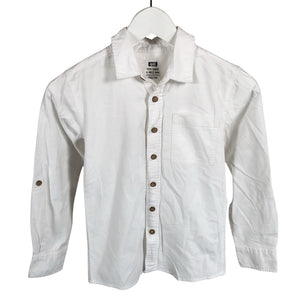 Unisex We - Collared shirt, size 134 - 140 - White (1)